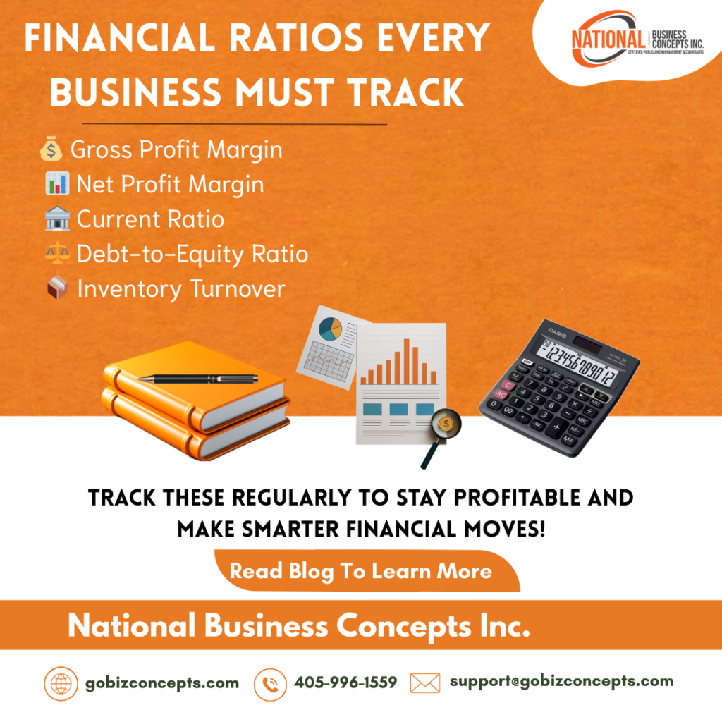 Key financial ratios for the small business