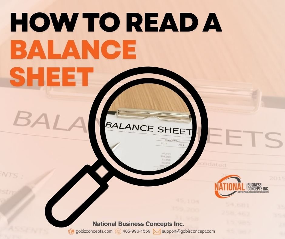 Read A Balance Sheet
